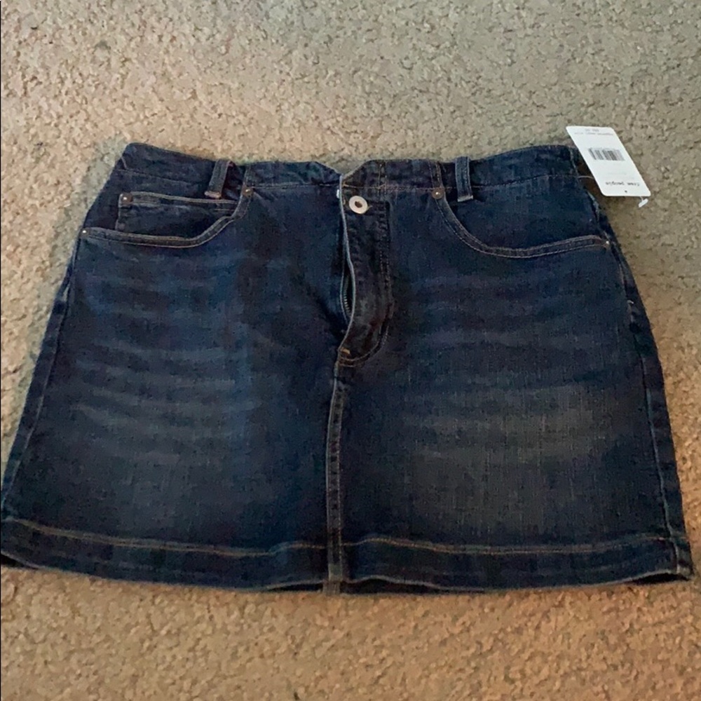Brand new free people denim skirt